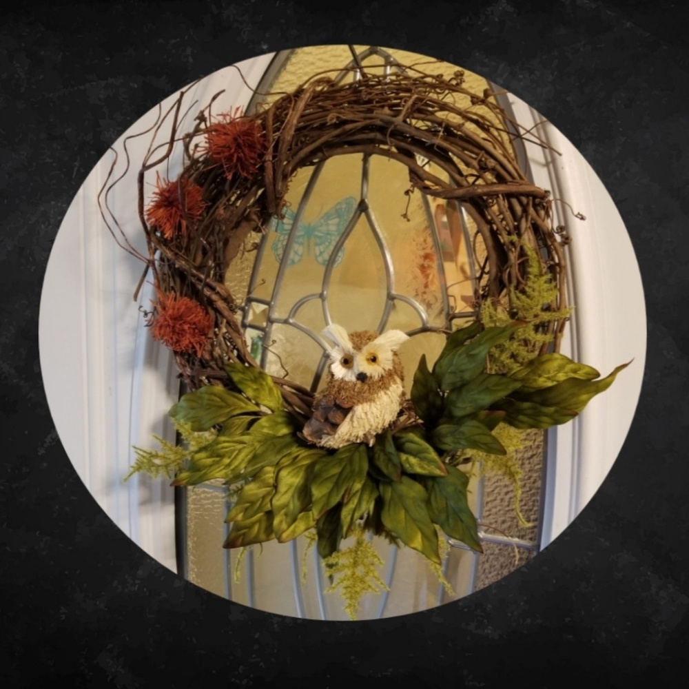 Owl Wreath
